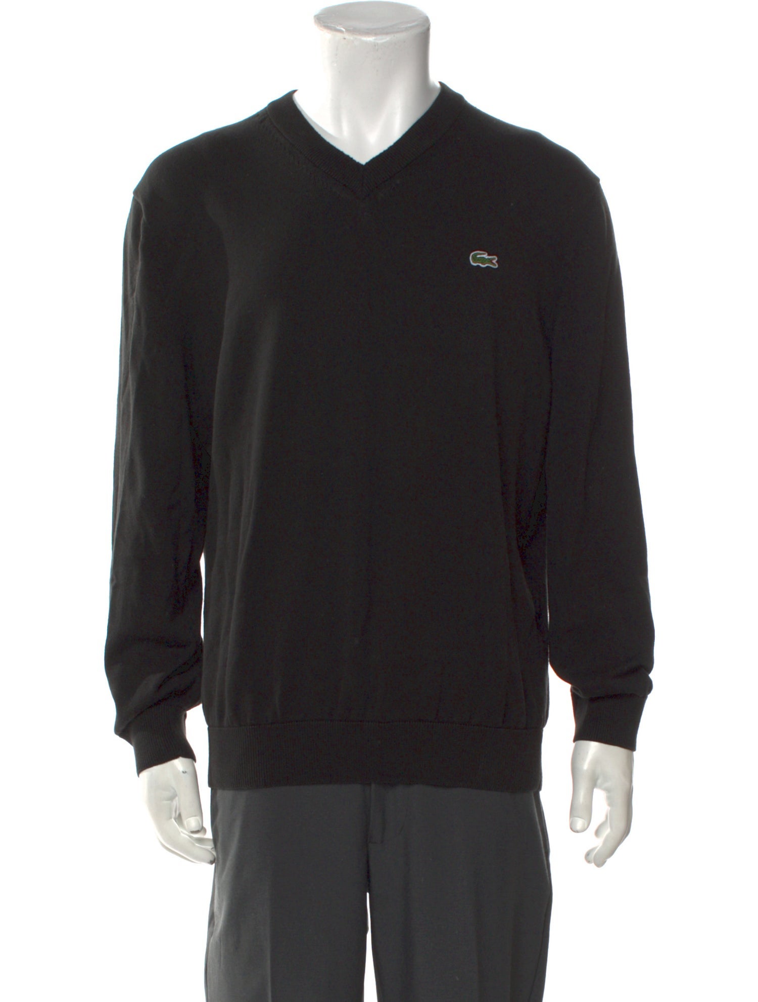 Lacoste V-Neck Long Sleeve Pullover
