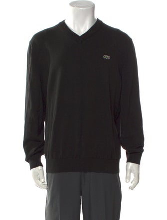 Lacoste V-Neck Long Sleeve Pullover