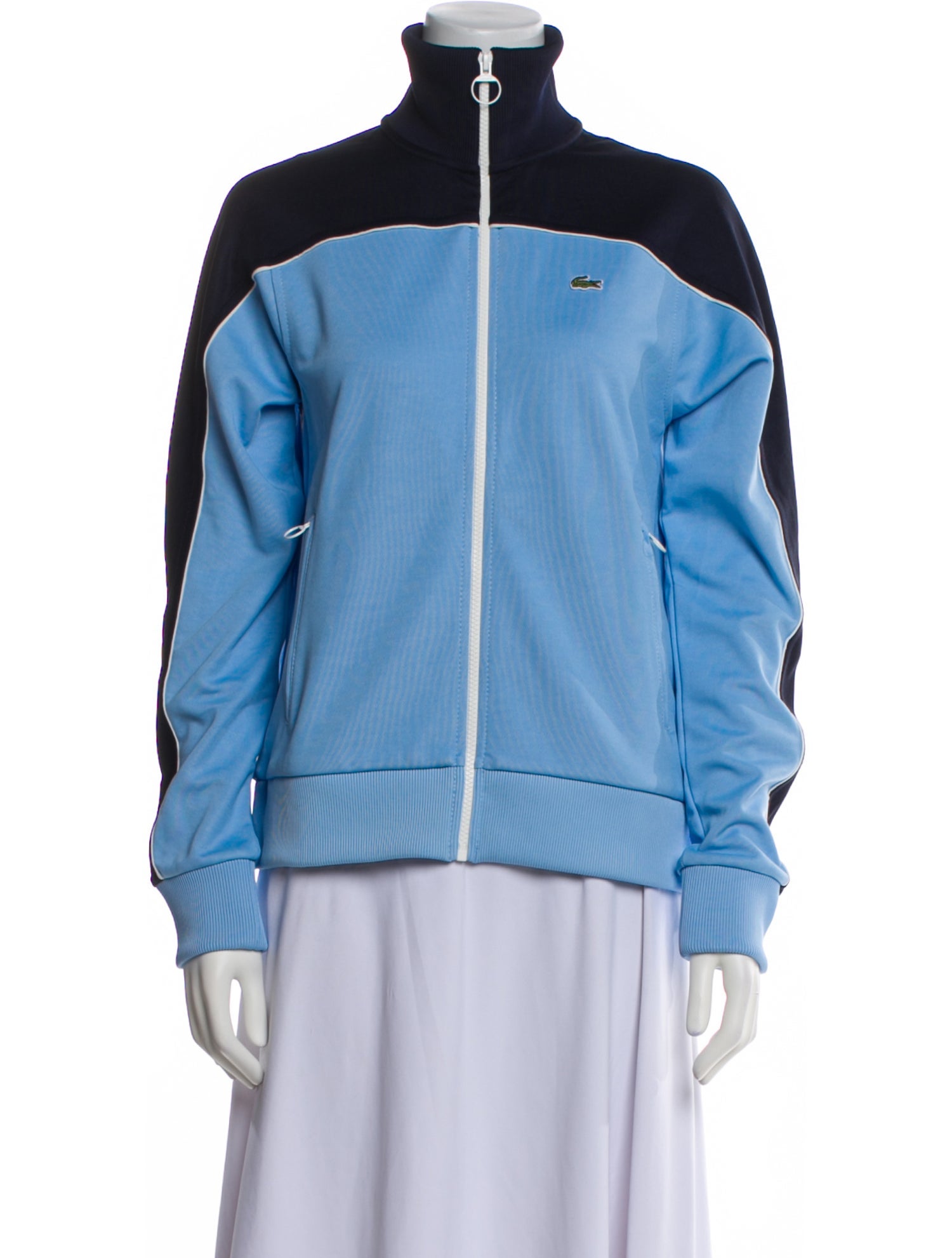 Lacoste Colorblock Pattern Bomber Jacket w/ Tags