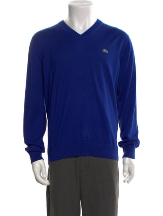 Lacoste V-Neck Long Sleeve Pullover
