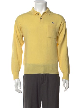 Lacoste Mock Neck Long Sleeve Polo Sweater