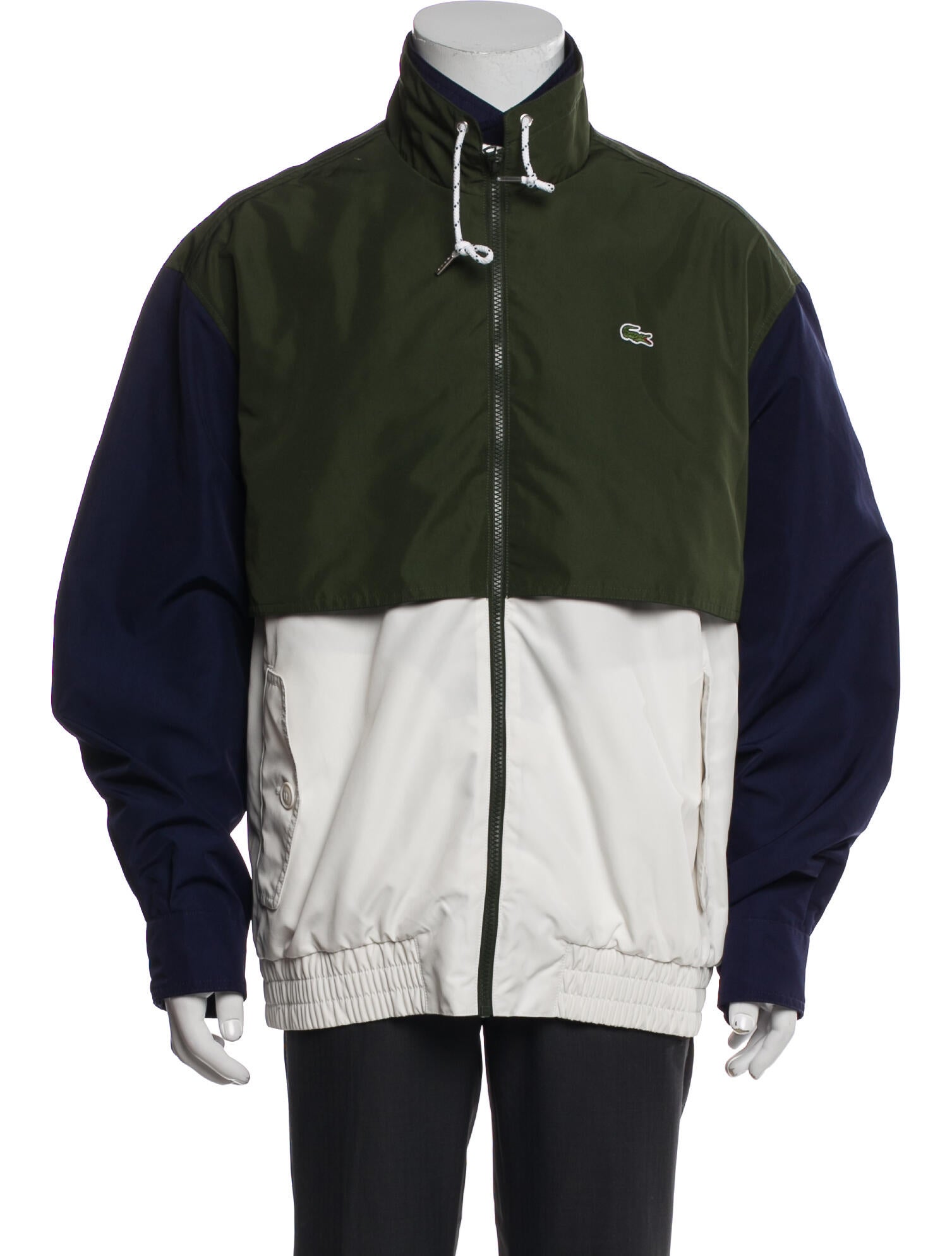 Lacoste Colorblock Pattern Windbreaker