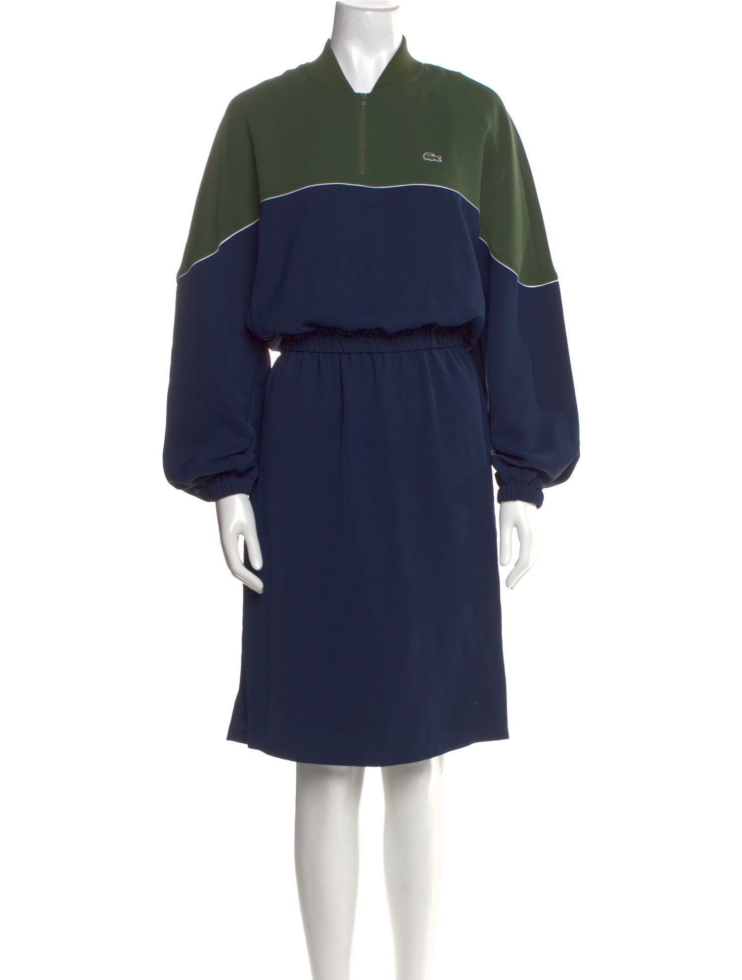 Lacoste Mock Neck Midi Length Dress w/ Tags