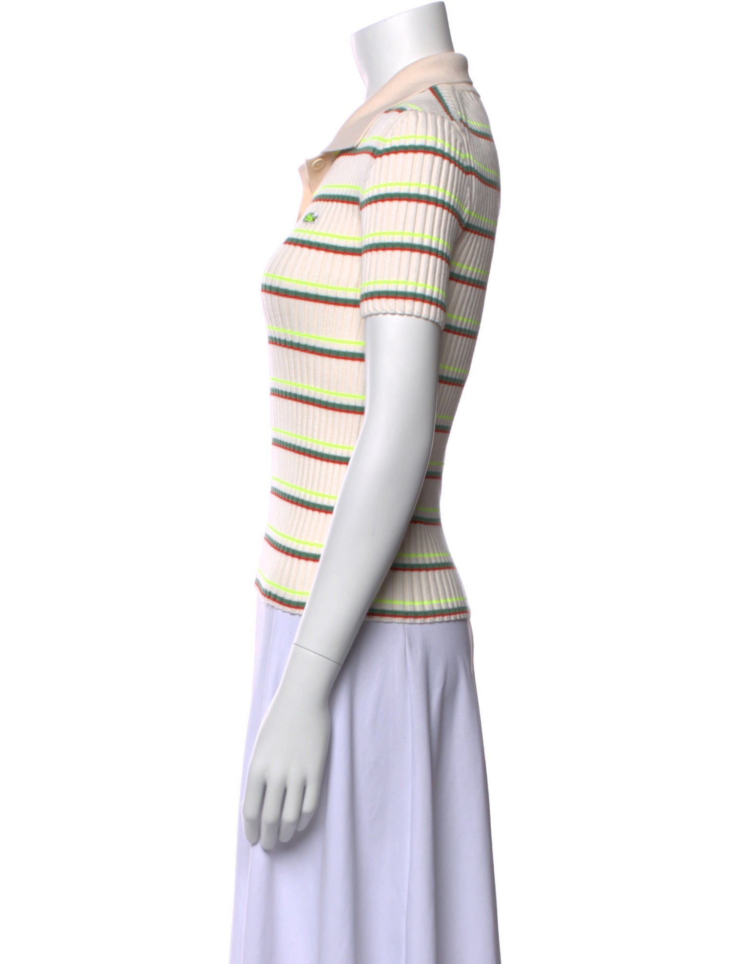 Lacoste Striped Short Sleeve Polo