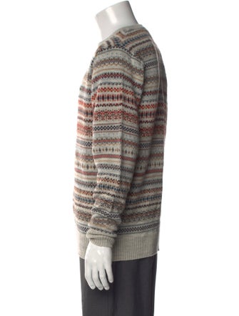 Lacoste Striped Crew Neck Pullover