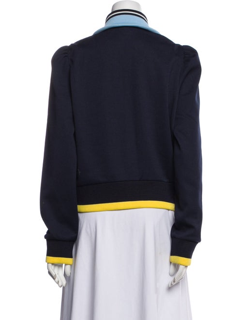 Lacoste Colorblock Pattern Bomber Jacket