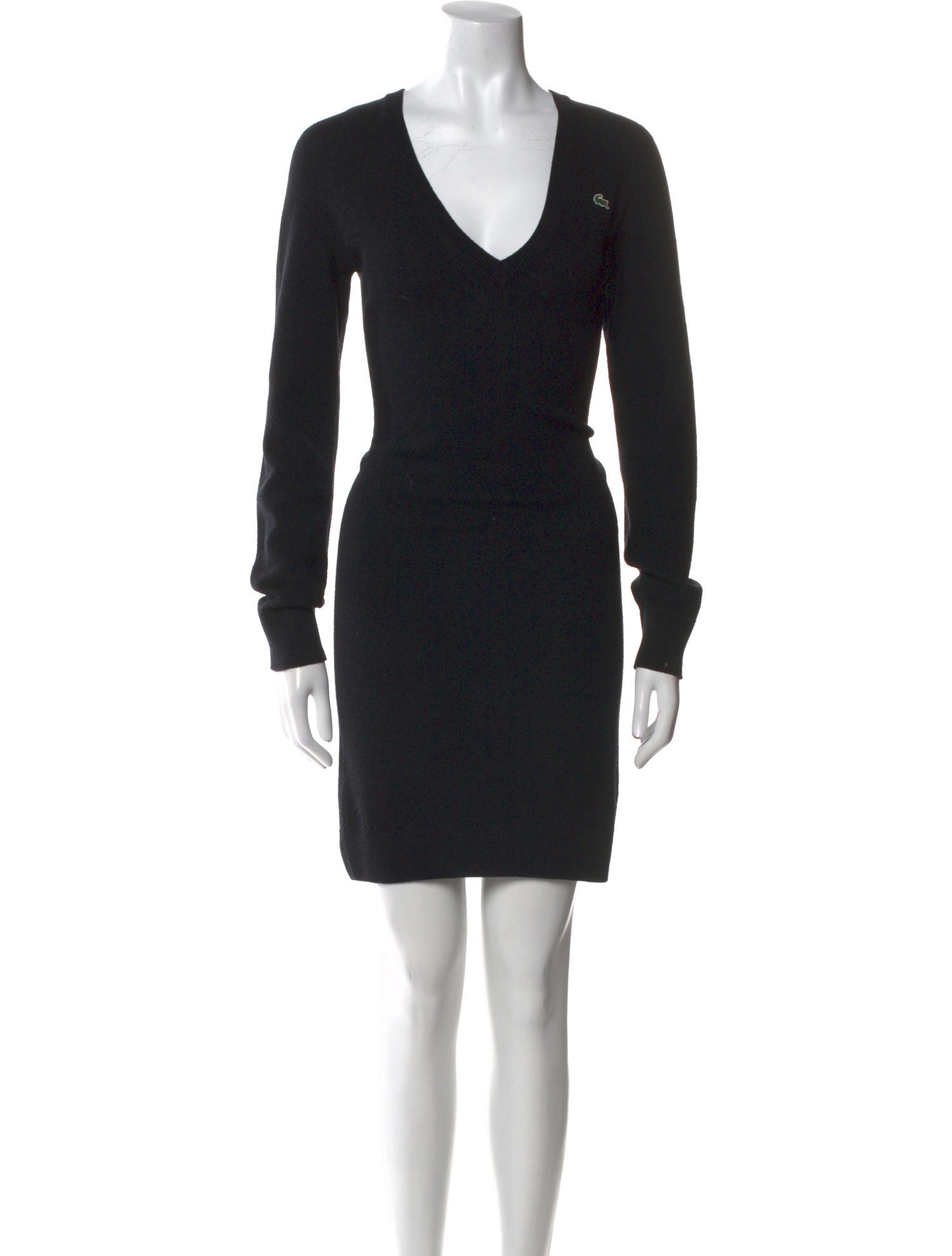 Lacoste V-Neck Mini Dress