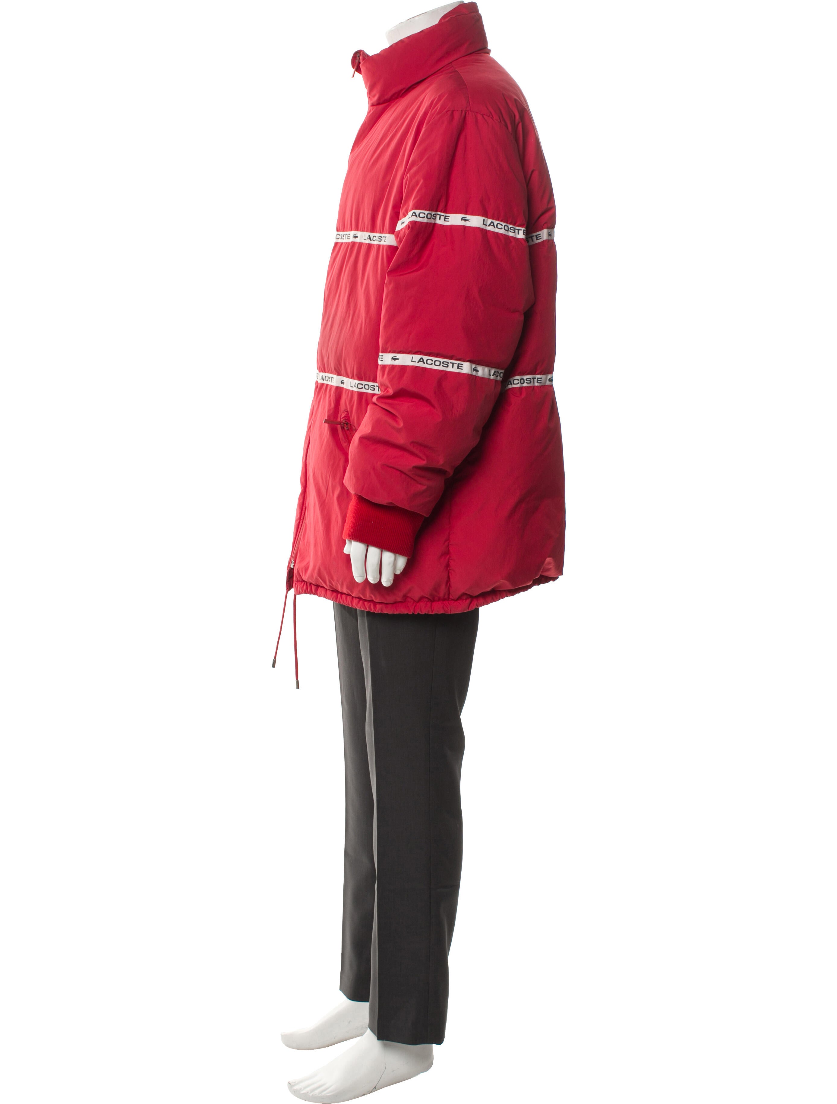 Lacoste Striped Parka