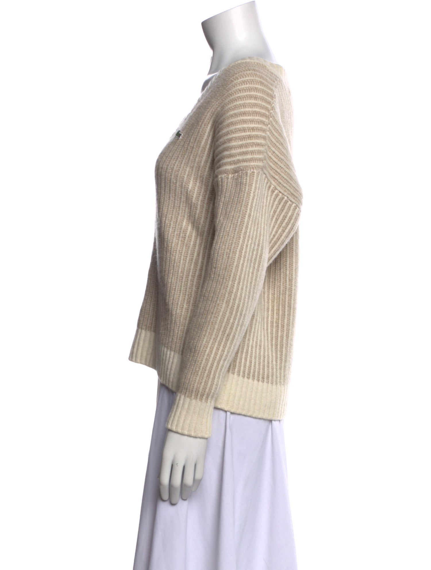 Lacoste Wool V-Neck Sweater