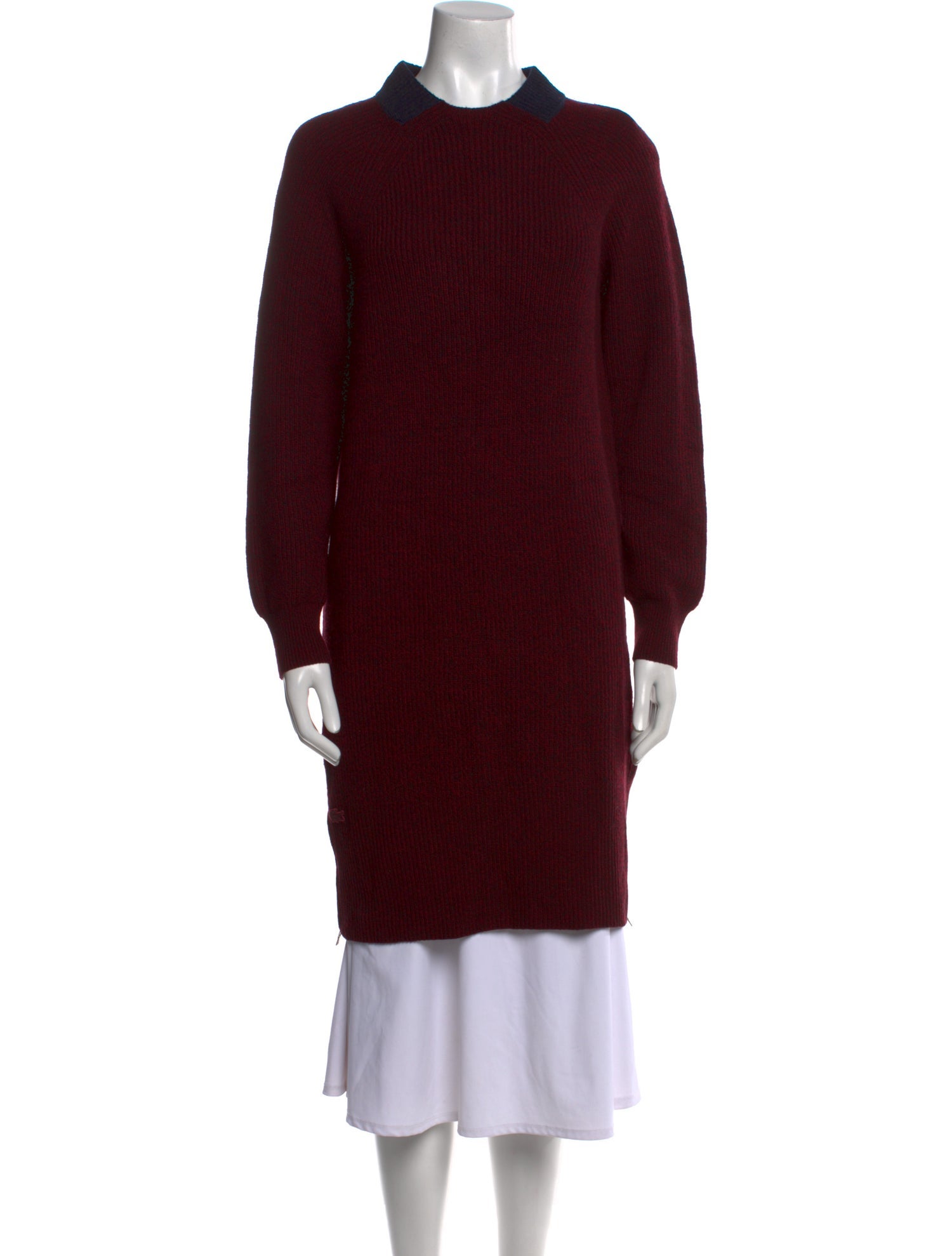 Lacoste Virgin Wool Mini Dress