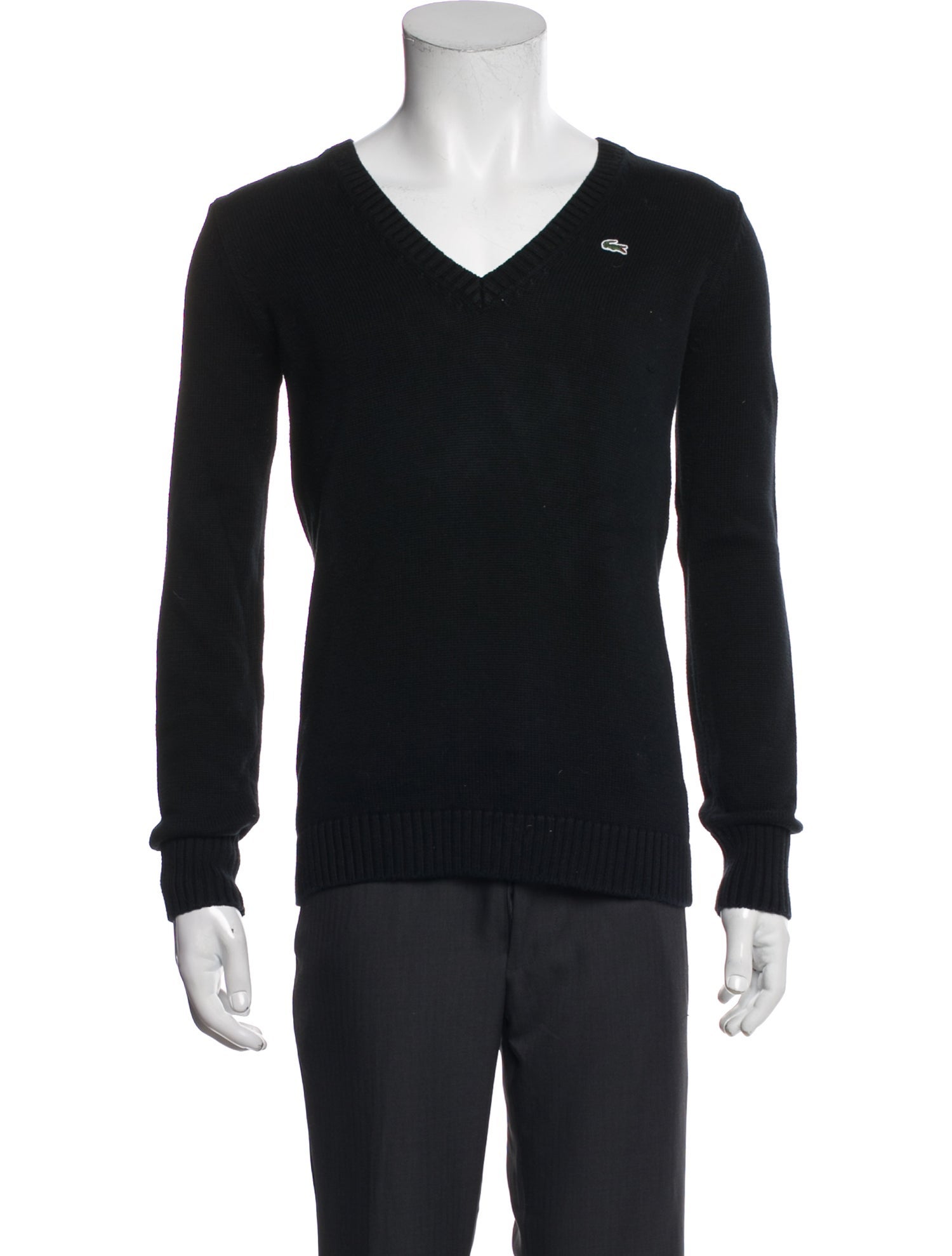 Lacoste V-Neck Long Sleeve Pullover