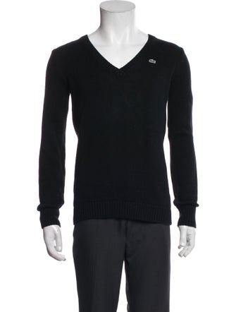 Lacoste V-Neck Long Sleeve Pullover