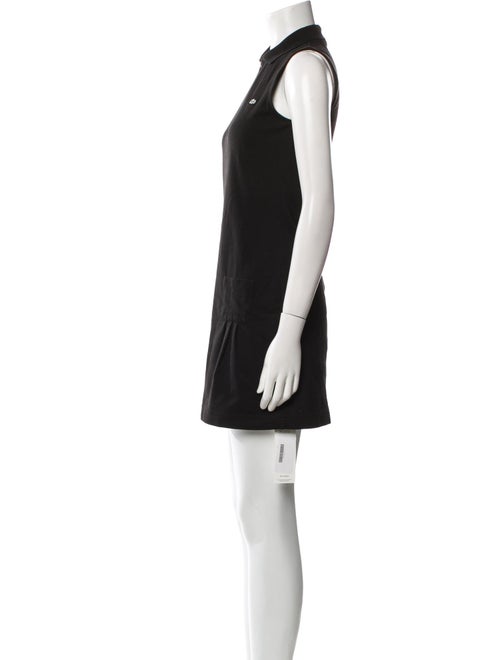 Lacoste Mock Neck Mini Dress