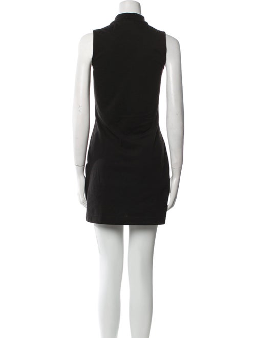 Lacoste Mock Neck Mini Dress