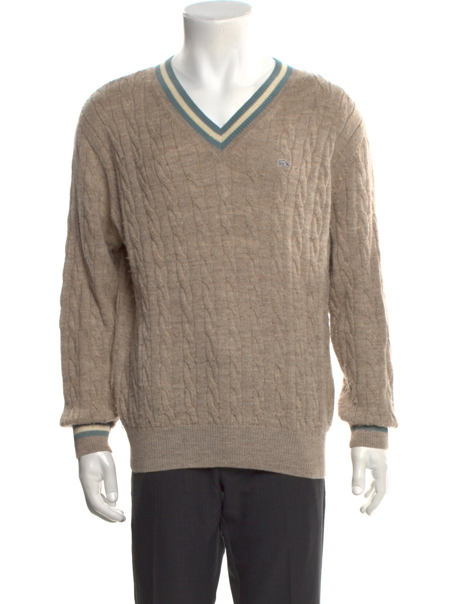 Lacoste Baby Alpaca V-Neck Pullover