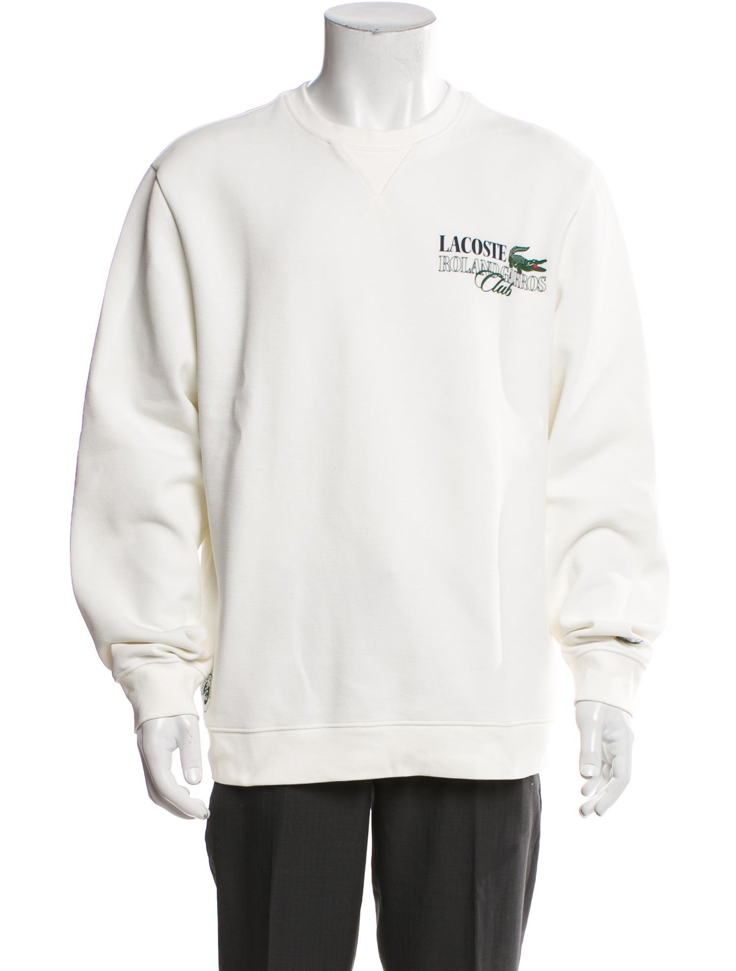 Lacoste Graphic Print Turtleneck Pullover