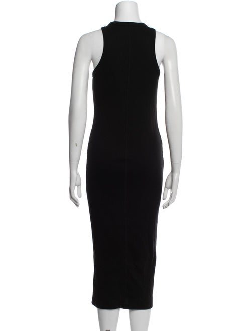 Lacoste Scoop Neck Long Dress