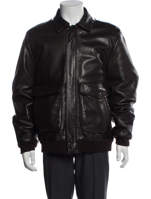 Lacoste Calfskin Moto Jacket