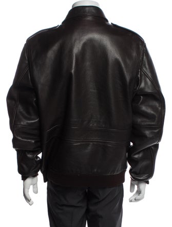 Lacoste Calfskin Moto Jacket