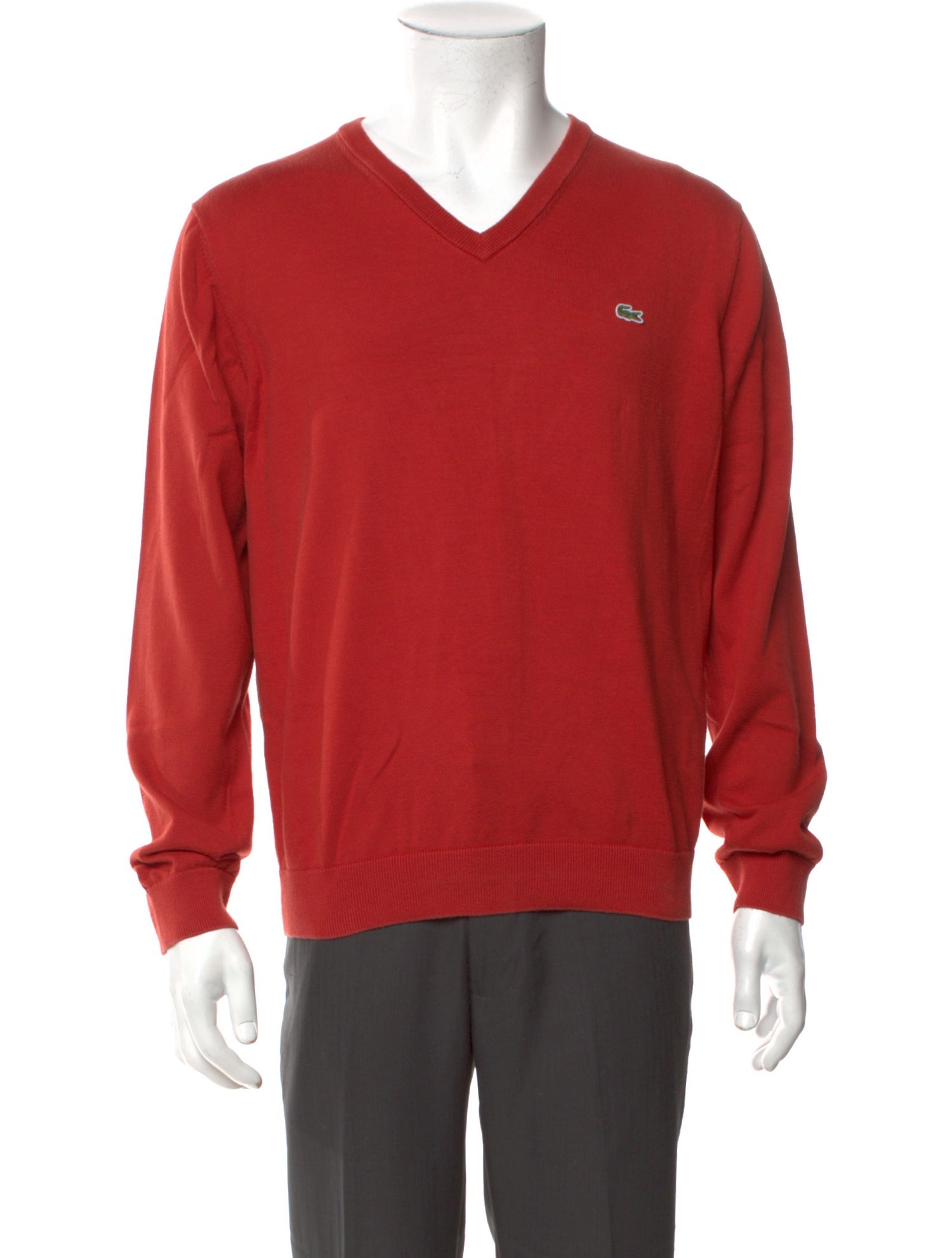 Lacoste V-Neck Long Sleeve Pullover