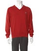 Lacoste V-Neck Long Sleeve Pullover