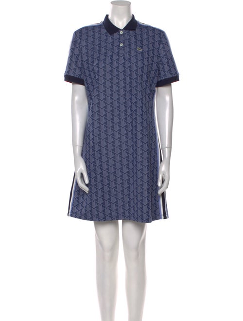 Lacoste Printed Mini Dress