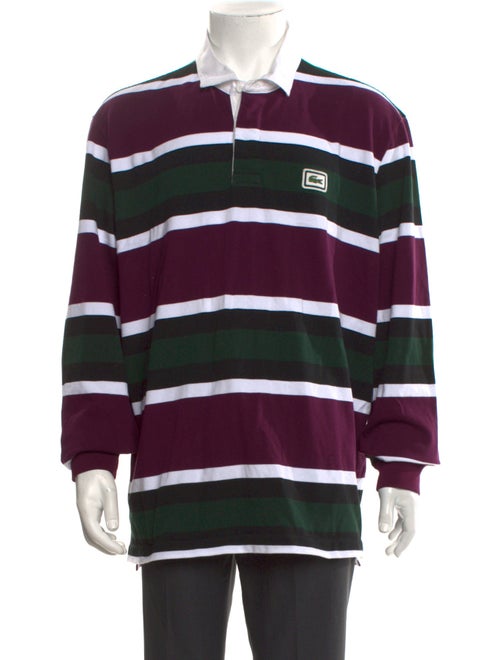 Lacoste Striped Collar Polo Sweater