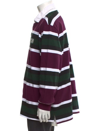 Lacoste Striped Collar Polo Sweater