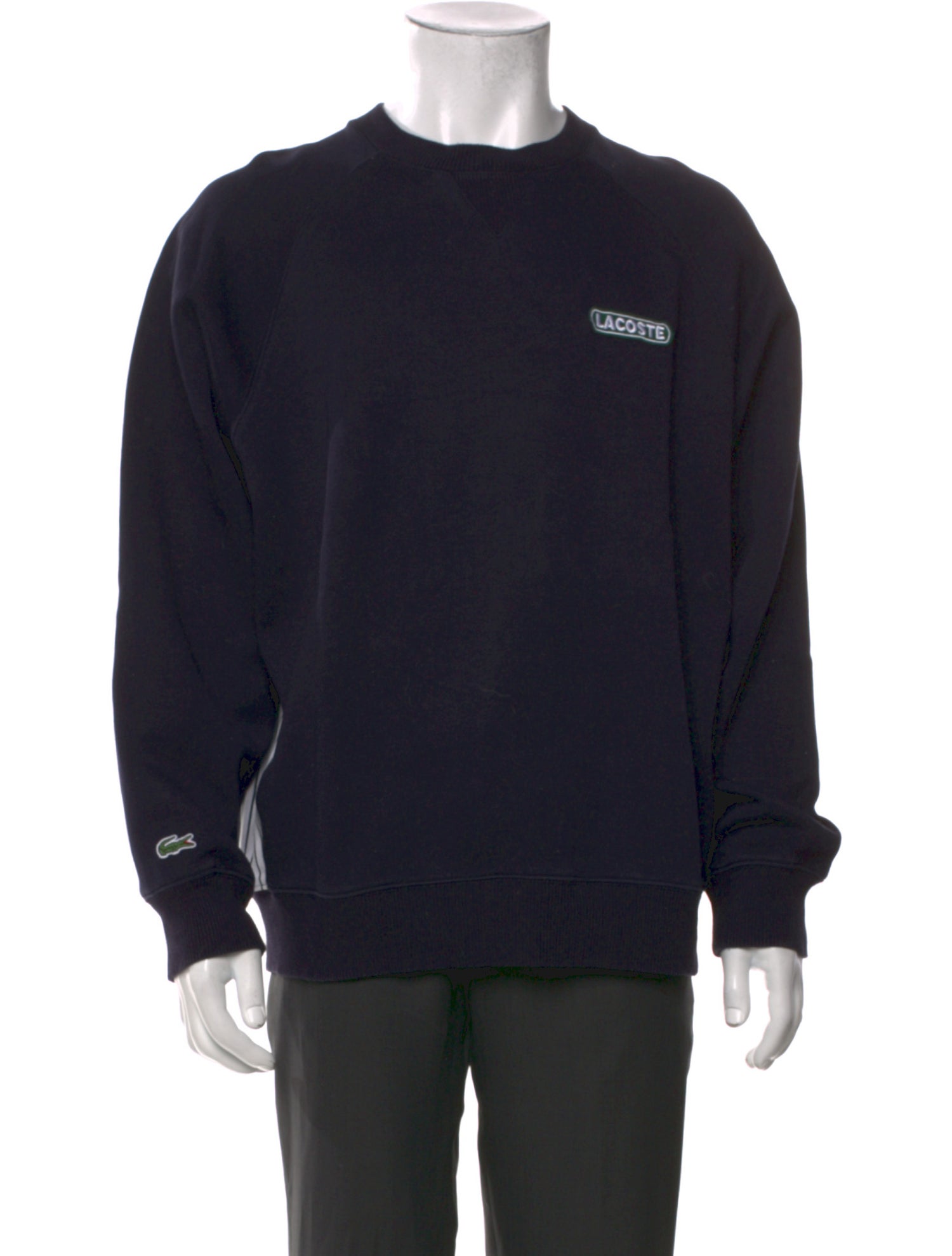 Lacoste Graphic Print Crew Neck Pullover