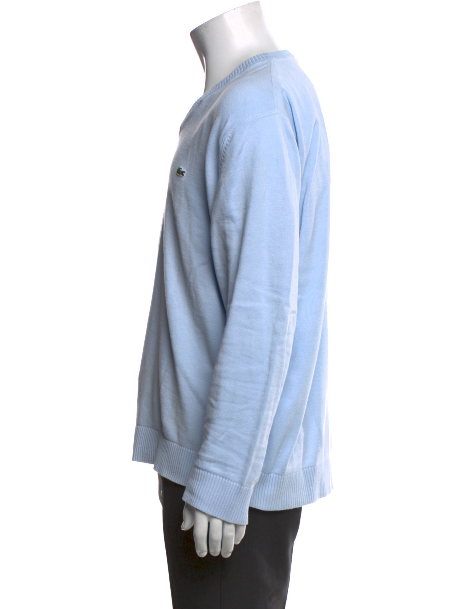 Lacoste Graphic Print V-Neck Pullover