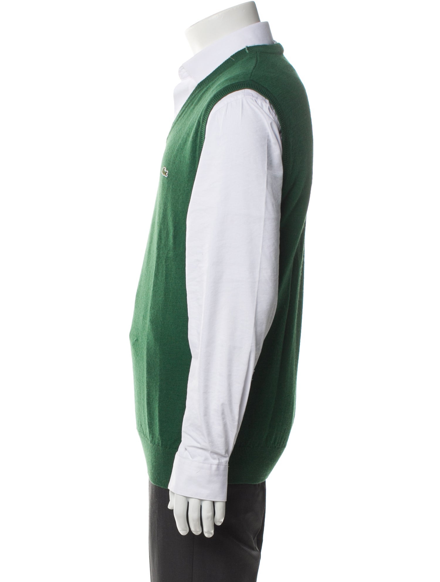 Lacoste Merino Wool V-Neck Sweater Vest