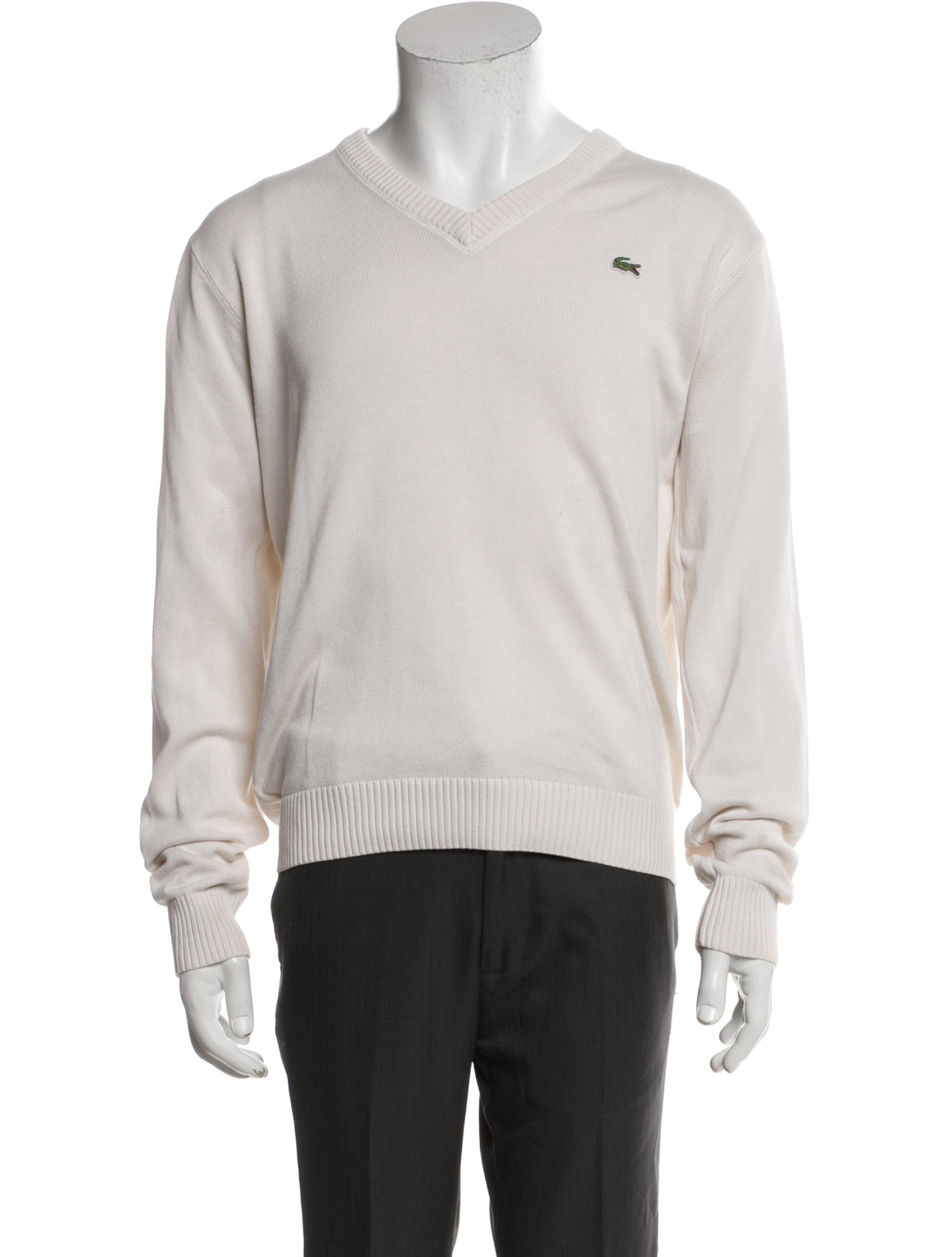Lacoste V-Neck Long Sleeve Pullover