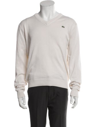 Lacoste V-Neck Long Sleeve Pullover