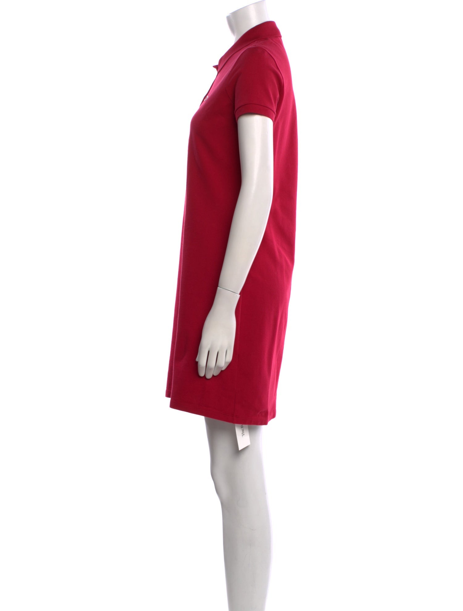 Lacoste Mock Neck Mini Dress