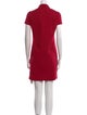 Lacoste Mock Neck Mini Dress