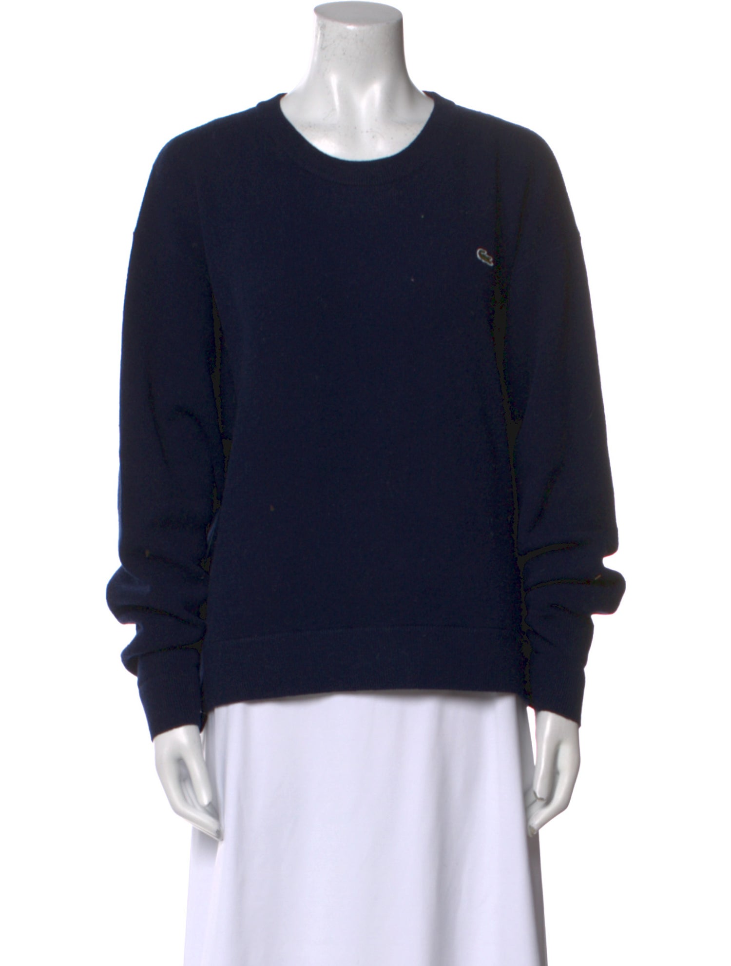 Lacoste Wool Scoop Neck Sweater