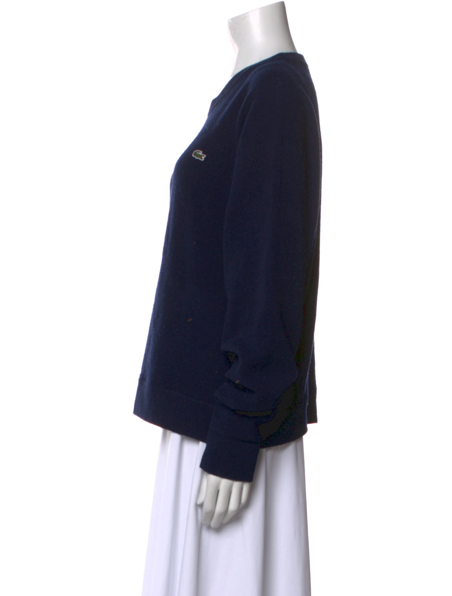 Lacoste Wool Scoop Neck Sweater