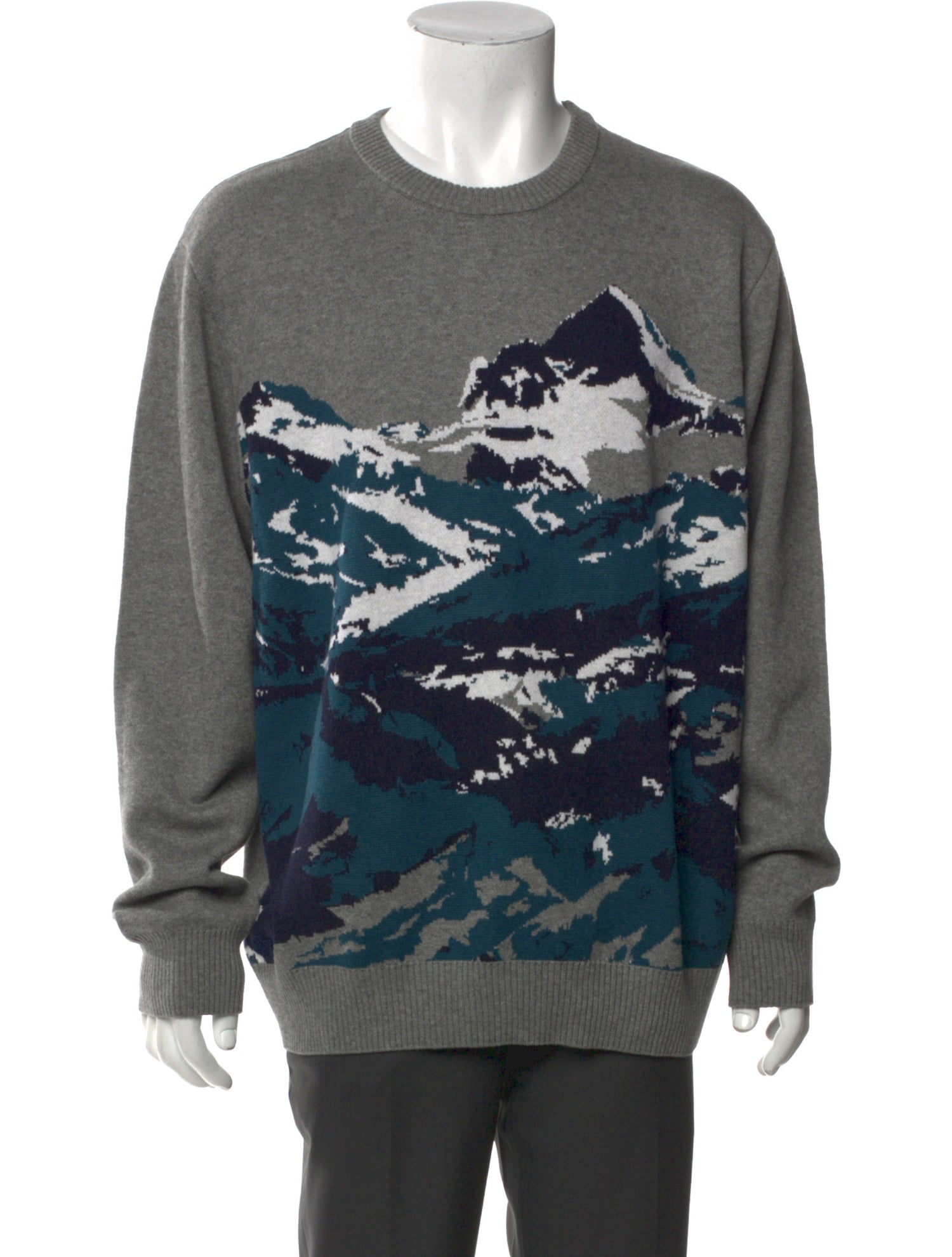 Lacoste Graphic Print Crew Neck Sweatshirt