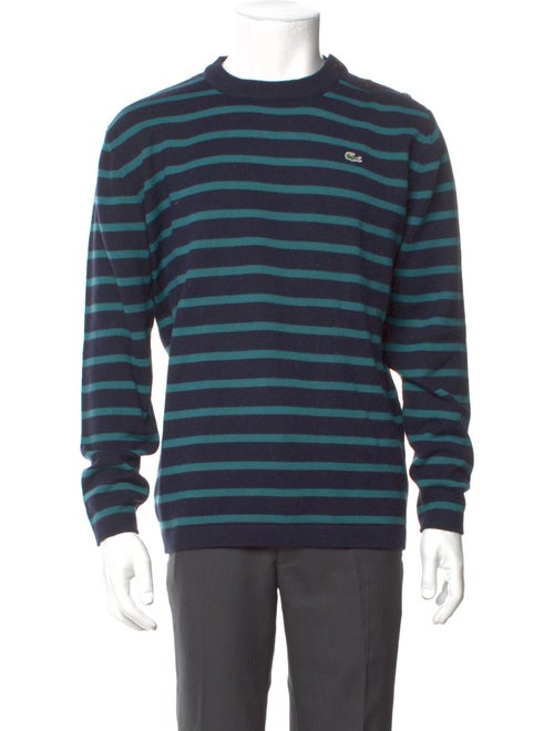 Lacoste Striped Crew Neck Pullover