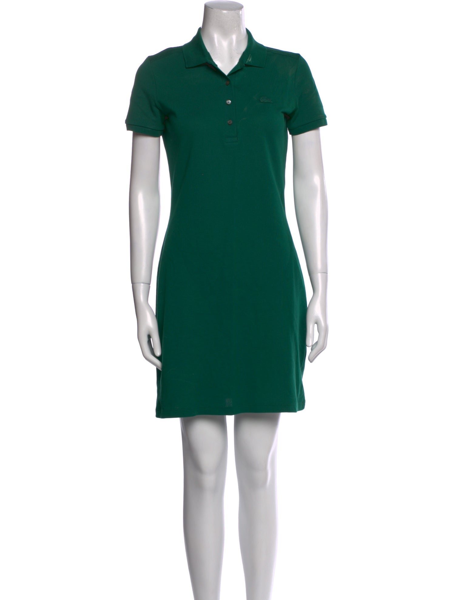 Lacoste V-Neck Mini Dress