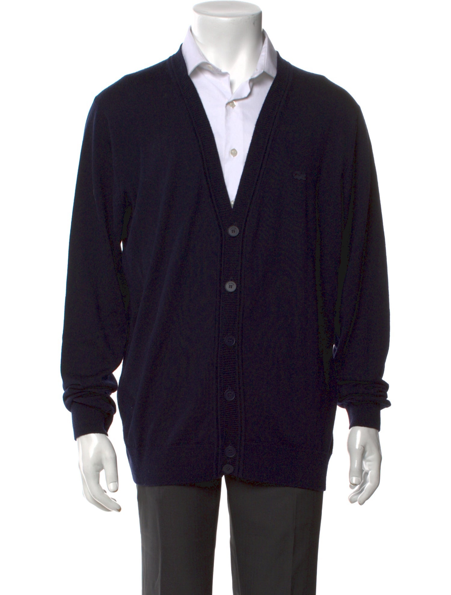 Lacoste V-Neck Long Sleeve Cardigan