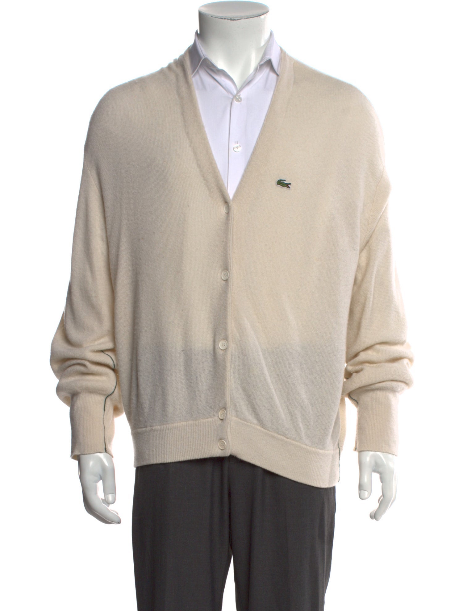 Lacoste V-Neck Long Sleeve Cardigan