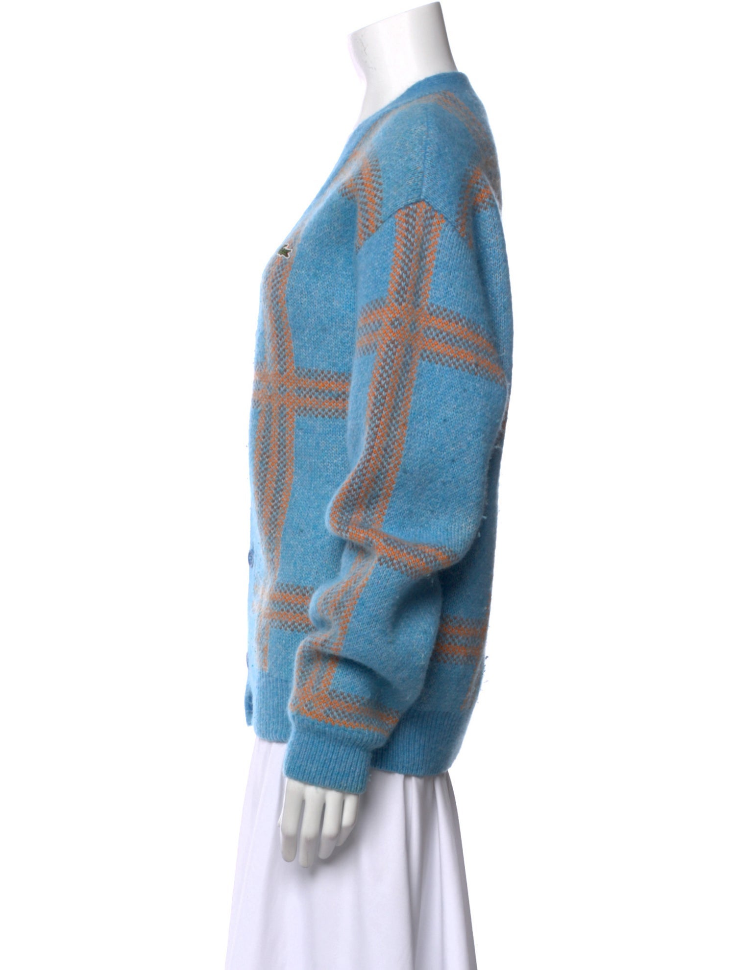 Lacoste Printed V-Neck Sweater