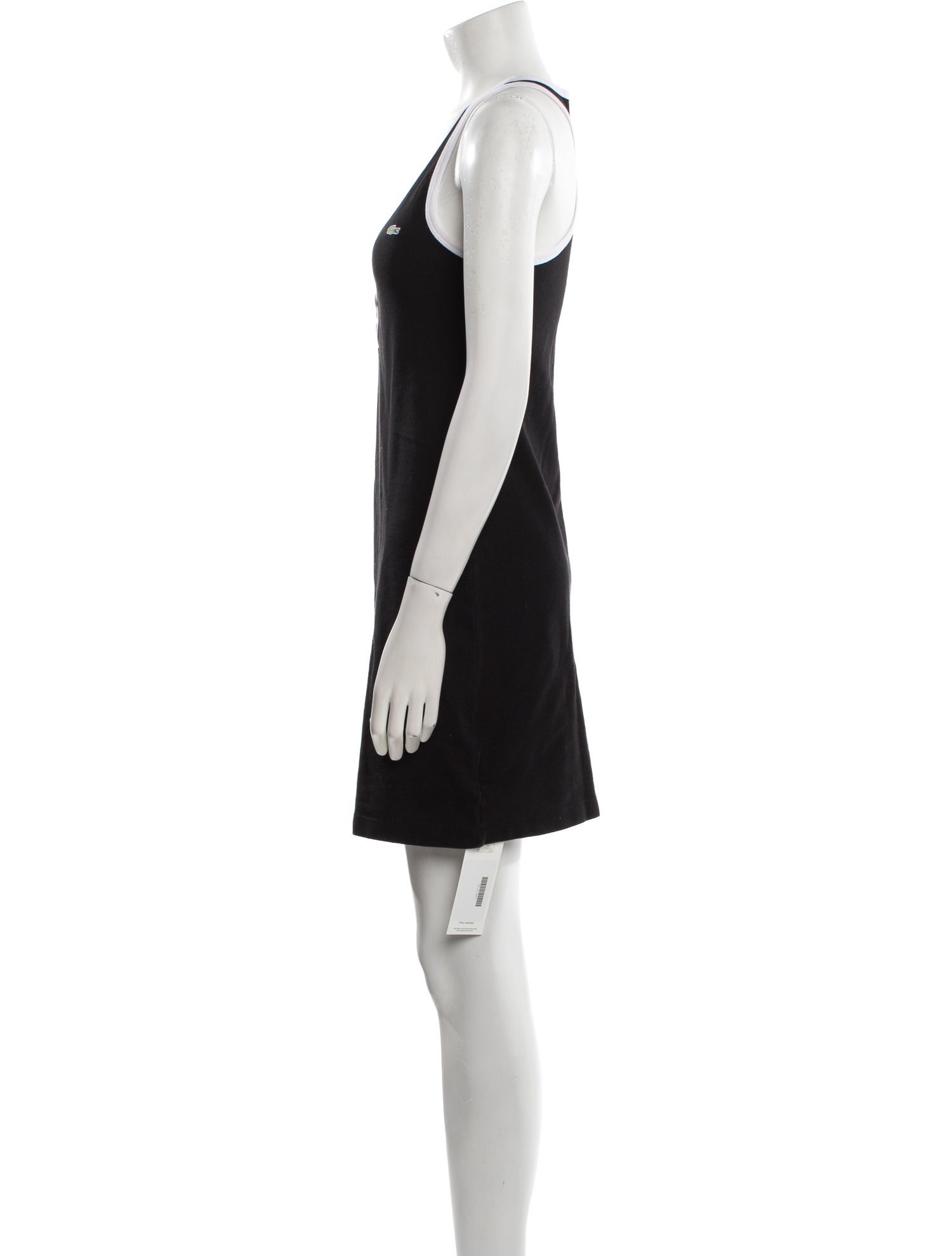 Lacoste Scoop Neck Mini Dress