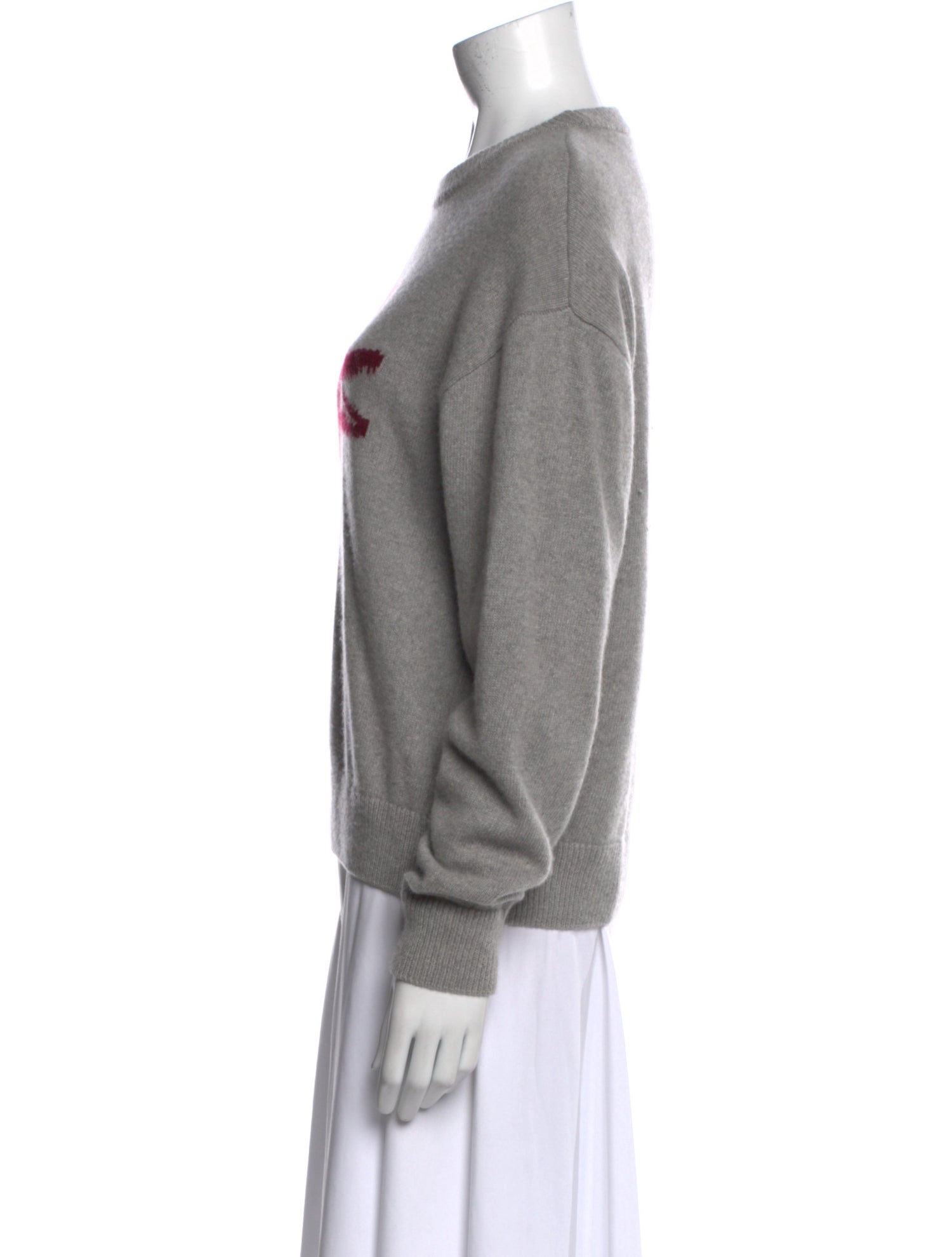 Lacoste Cashmere Graphic Print Sweater