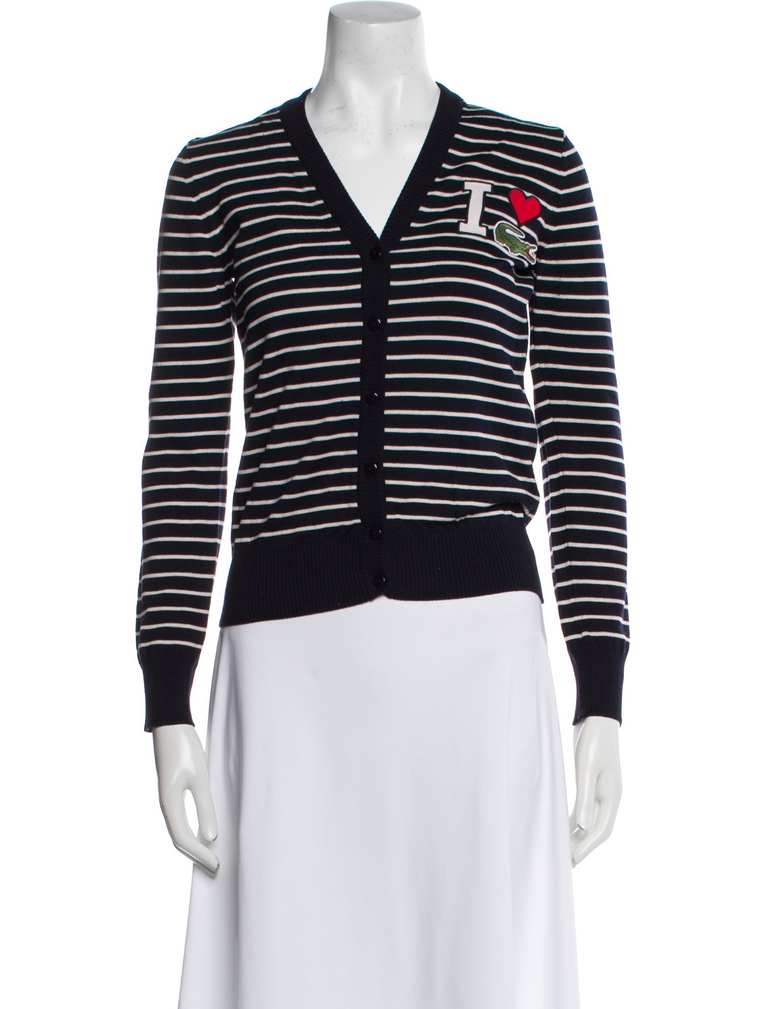 Lacoste Wool Striped Sweater