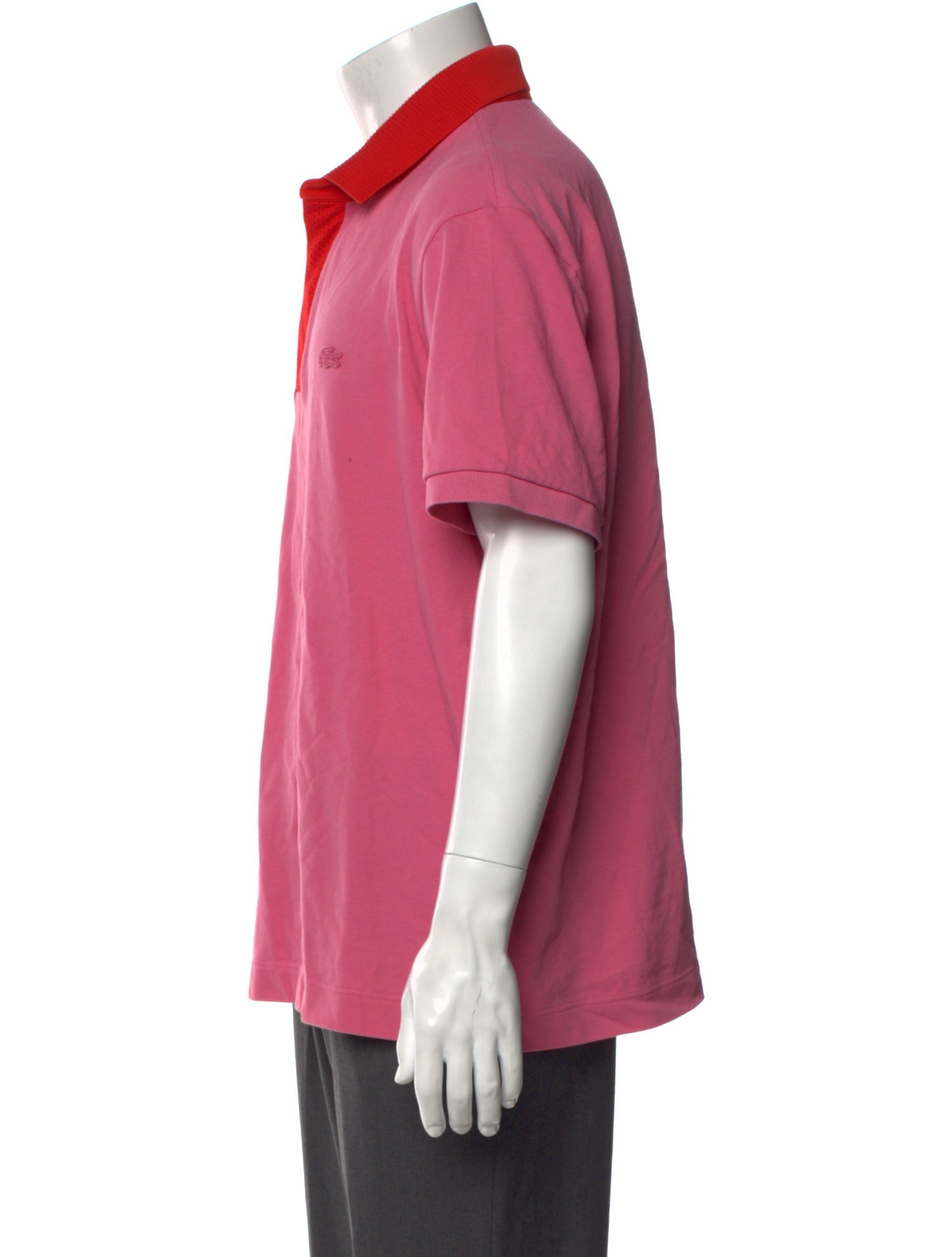 Lacoste Colorblock Pattern Collar Polo Sweater