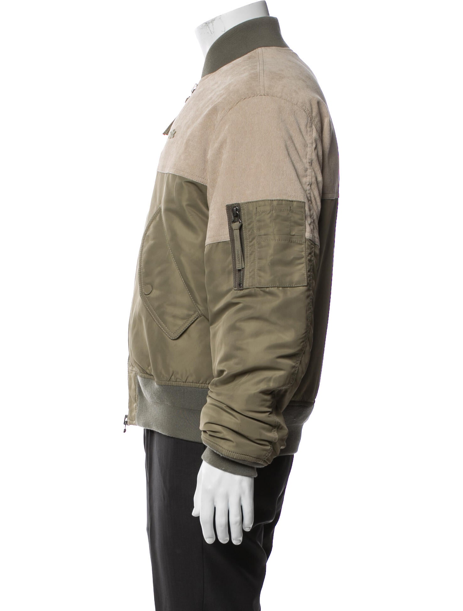 Lacoste Colorblock Pattern Bomber Jacket w/ Tags