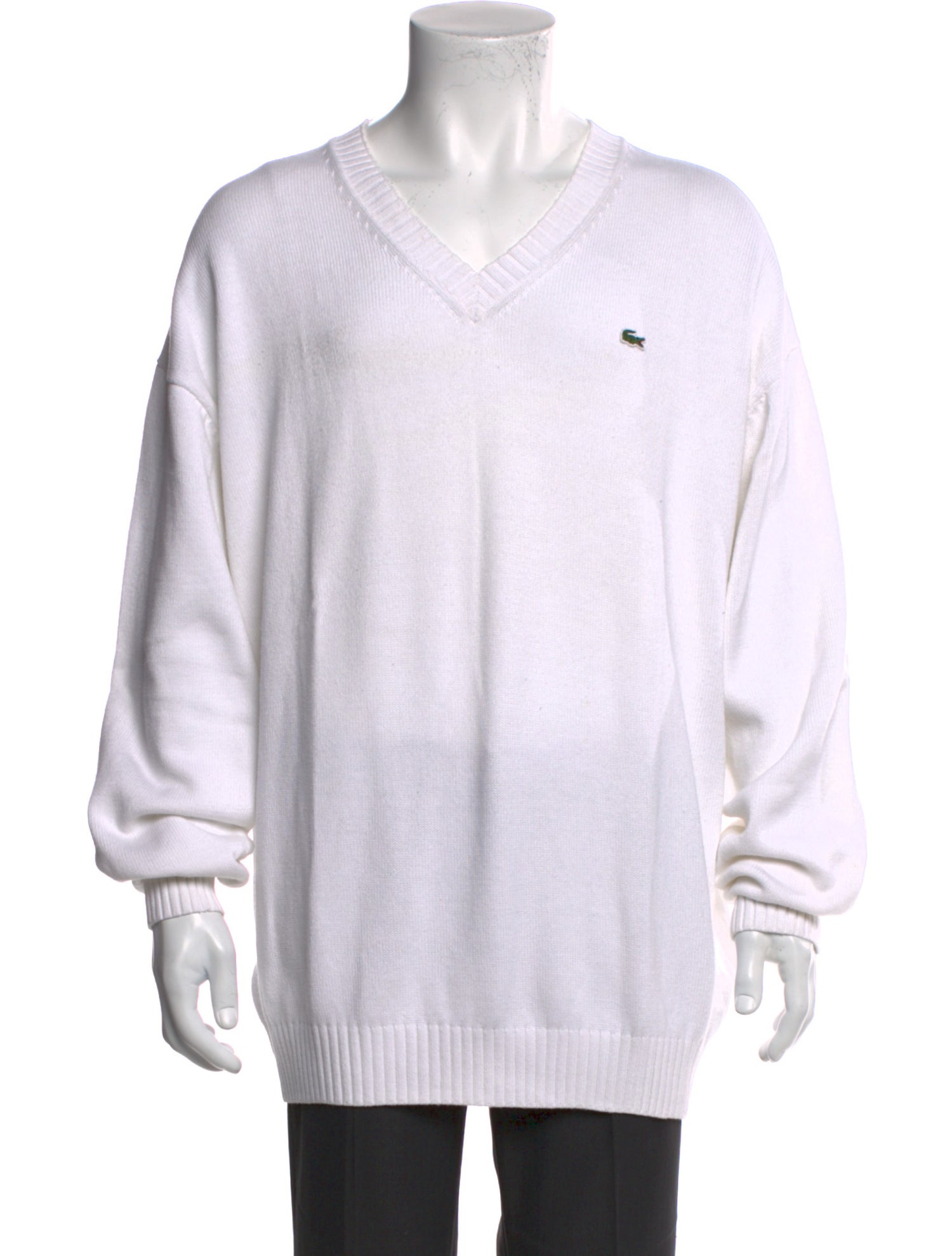 Lacoste V-Neck Long Sleeve Pullover