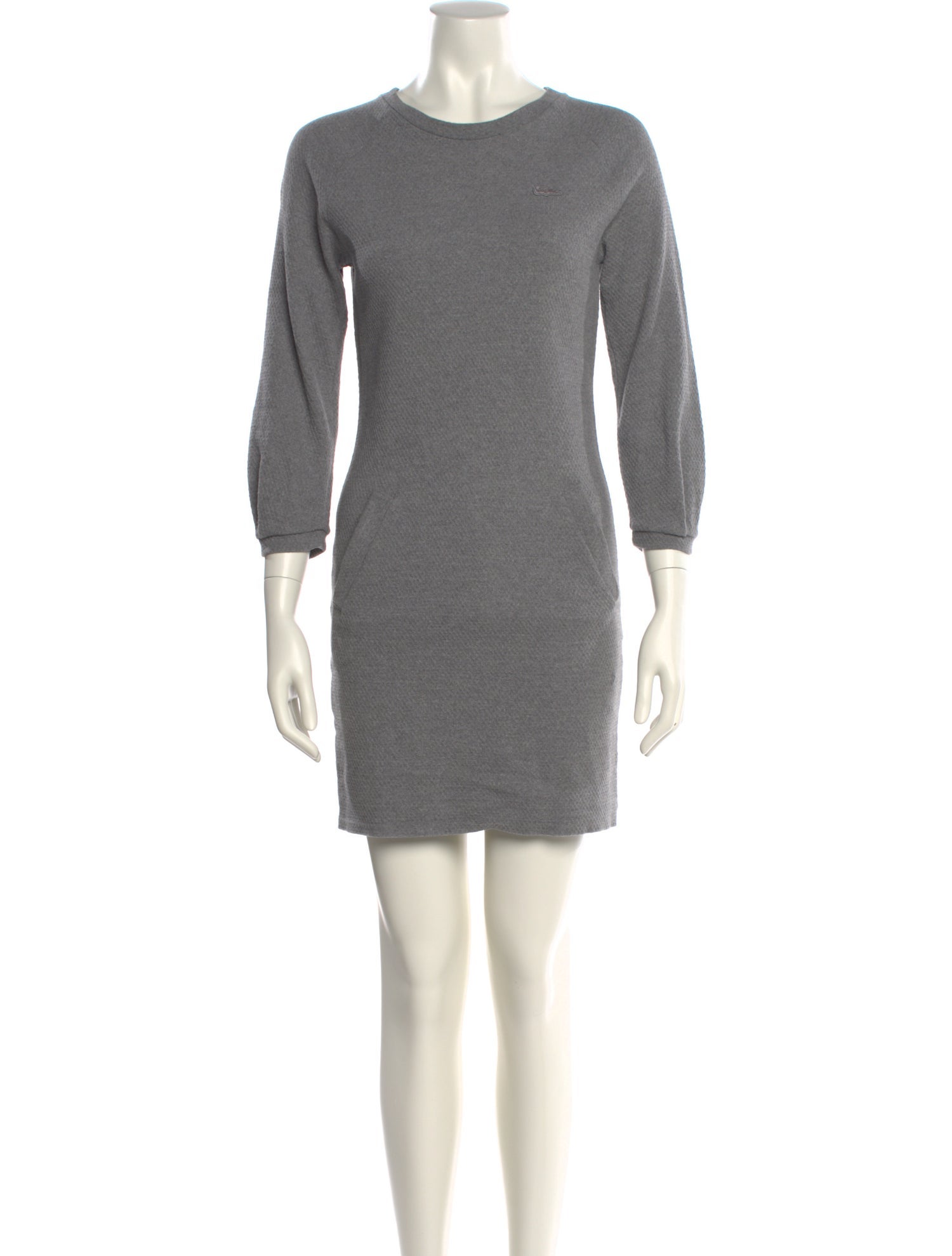 Lacoste Crew Neck Mini Dress